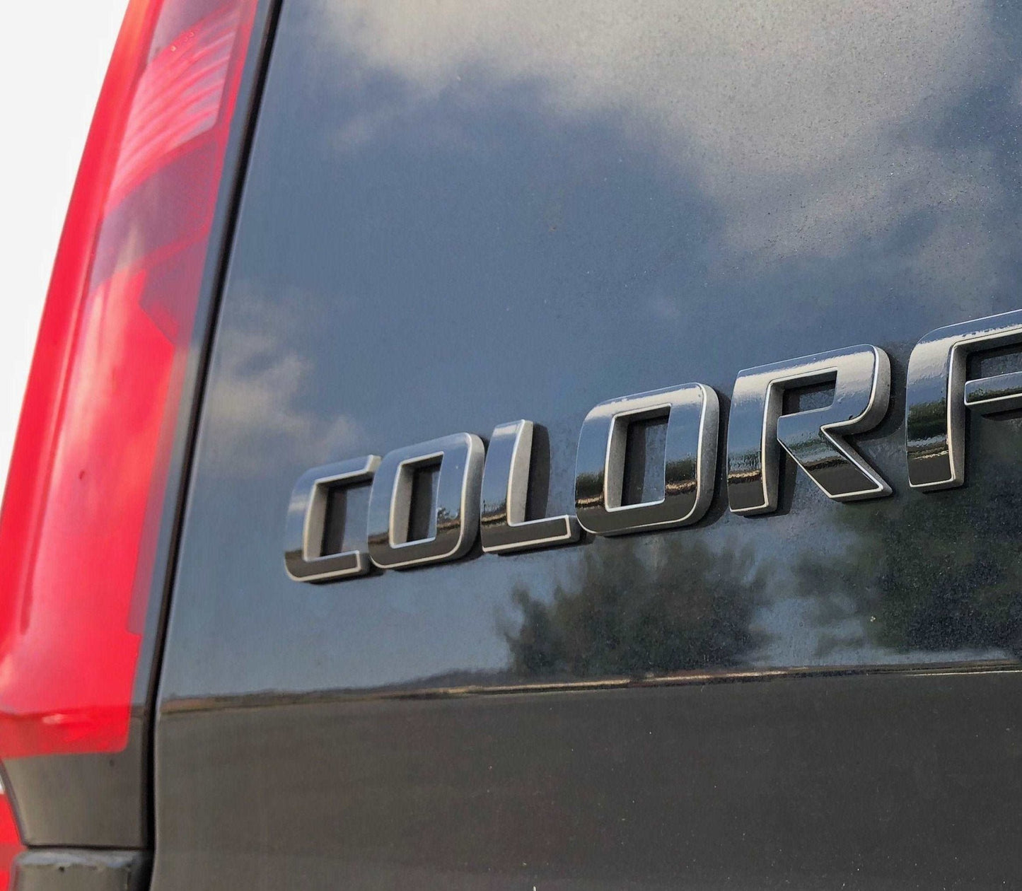 Premium Cast Vinyl Inlay Letter Decals for 2014-2022 Colorado Door and Tailgate Emblems - TVD Vinyl Decals