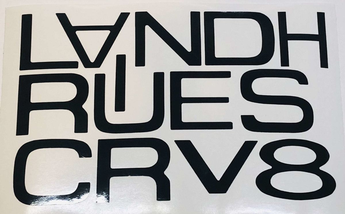 Premium Cast Vinyl Inlay Letter Decals for 2016-2021 Land Cruiser Liftgate