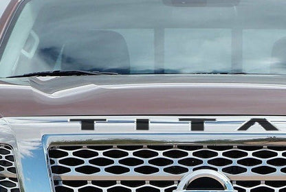 Black Vinyl Overlay Letter Decals for Nissan Titan Tailgate Emblem 2016 Black Vinyl Overlay Letter Decals for Nissan Titan Tailgate Emblem 2016