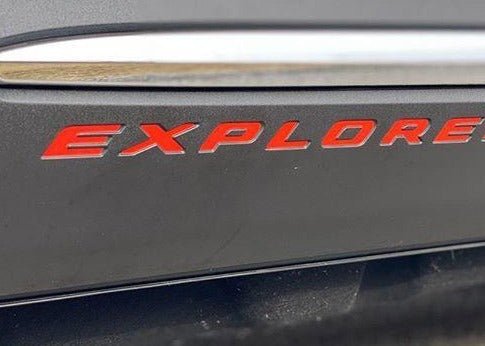 Premium Cast Vinyl Insert Letter Decals for 2020-2023 Explorer Doors x2 ...