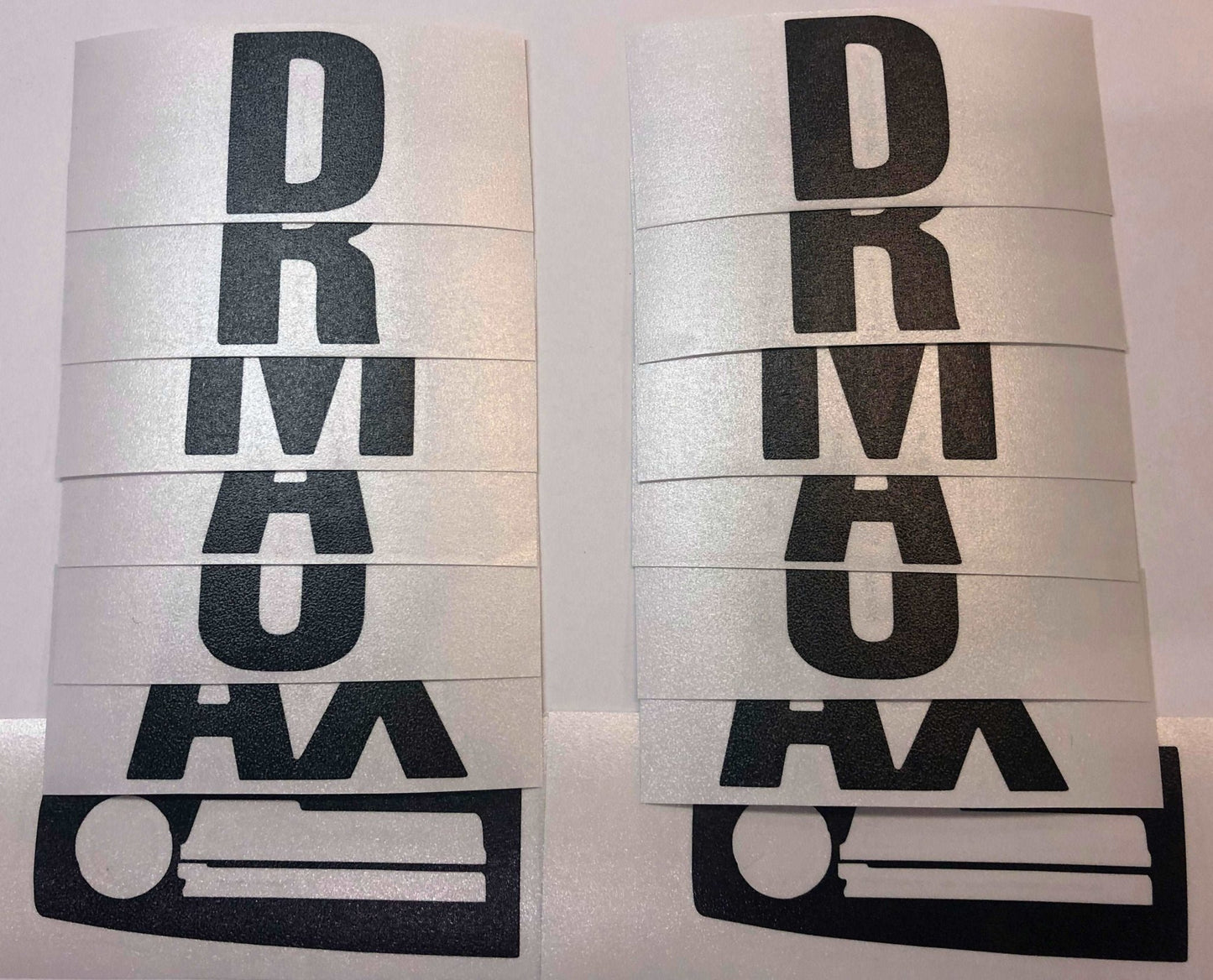 Premium Cast Vinyl Letter Decals For 2008-2019 DURAMAX Hood - TVD Vinyl Decals
