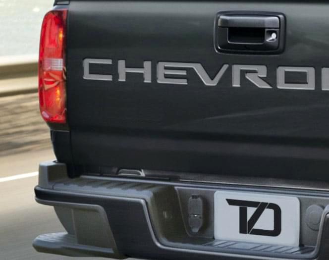 Colorado Lettering Premium Cast Vinyl Letter Decals for 2021-2023 Colorado Tailgate - TVD ...