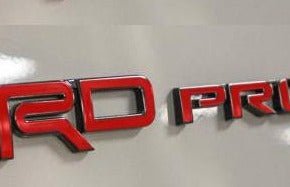 Premium Cast Vinyl Letter Decals for 4Runner and Tacoma TRD Pro Emblems - TVD Vinyl Decals