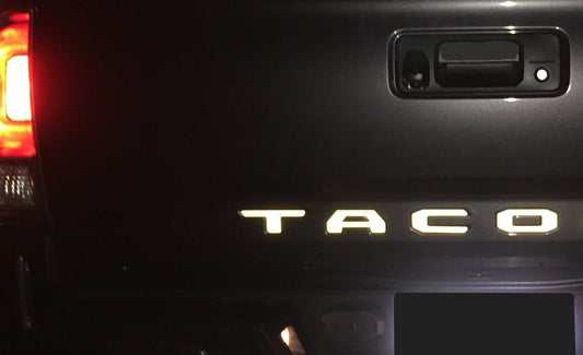 Reflective Vinyl Decals for 2016-2023 Tacoma Tailgate - TVD Vinyl Decals