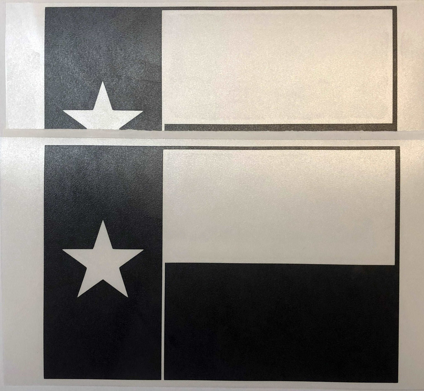 State Flag Decals - Premium Cast Matte Black Vinyl x2 - TVD Vinyl Decals